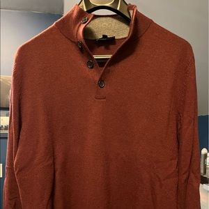 Express 3 Button Merino Wool Blend Sweater